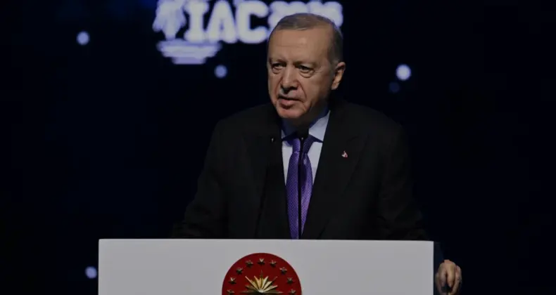 Cumhurbaşkanı Erdoğan 77 Uluslararası Uzay Kongresinde konuştu