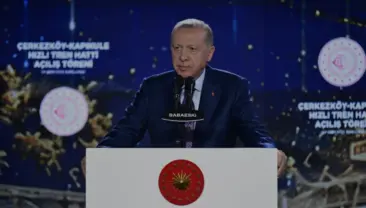 Cumhurbaşkanı Erdoğan Çerkezköy Kapıkule Hızlı Tren Hattını Hizmete Açtı