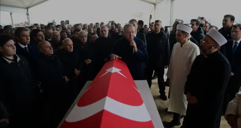 Cumhurbaşkanı Erdoğan Dündar Ziya Gültekin için düzenlenen cenazeye katıldı