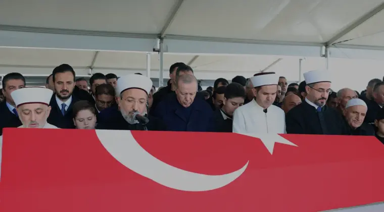 Cumhurbaşkanı Erdoğan Dündar Ziya Gültekinin Cenazesine Katıldı
