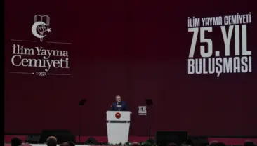 Cumhurbaşkanı Erdoğan İlim Yayma Cemiyetinin 75 Yılını Değerlendirdi