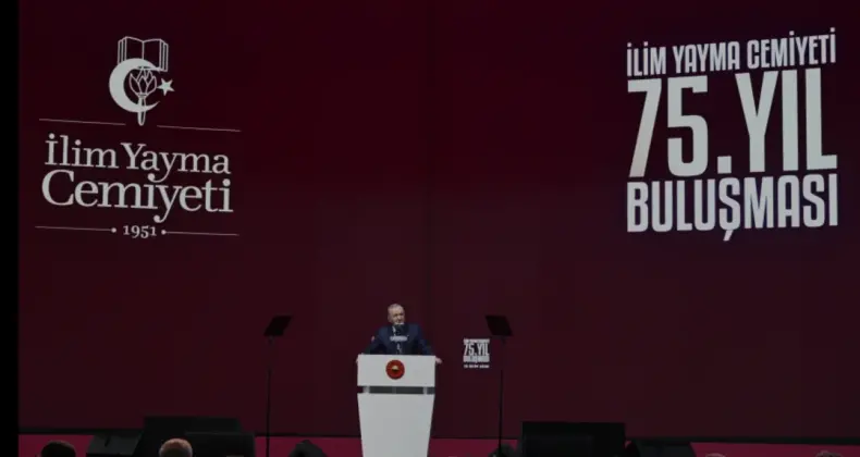 Cumhurbaşkanı Erdoğan İlim Yayma Cemiyetinin 75 Yılını Değerlendirdi