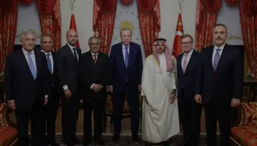Cumhurbaşkanı Erdoğan İstanbulda 6 Ülkenin Dışişleri Bakanını Kabul Etti