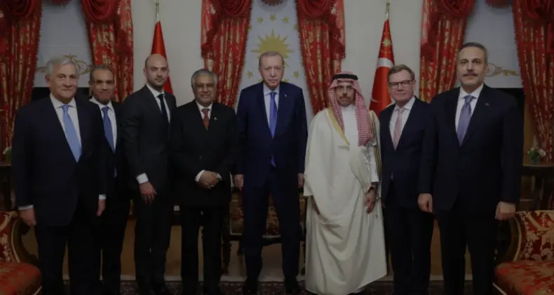 Cumhurbaşkanı Erdoğan İstanbulda 6 Ülkenin Dışişleri Bakanını Kabul Etti