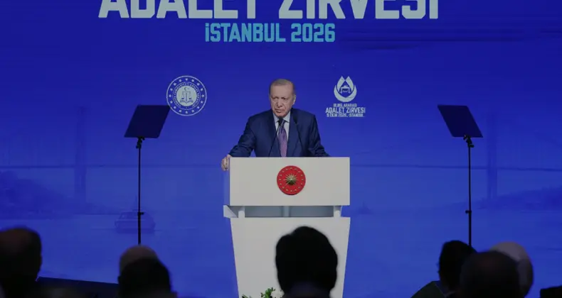 Cumhurbaşkanı Erdoğan Uluslararası Adalet Zirvesi’nde konuştu
