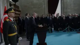 Cumhurbaşkanı Erdoğan ve Devlet Erkanı Anıtkabir’i Ziyaret Etti