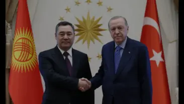 Cumhurbaşkanı Erdoğan ve Sadır Caparov Ankara’da Bir Araya Geldi