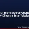 Diyarbakır Bismil Operasyonunda 2 Ton 200 Kilogram Esrar Yakalandı