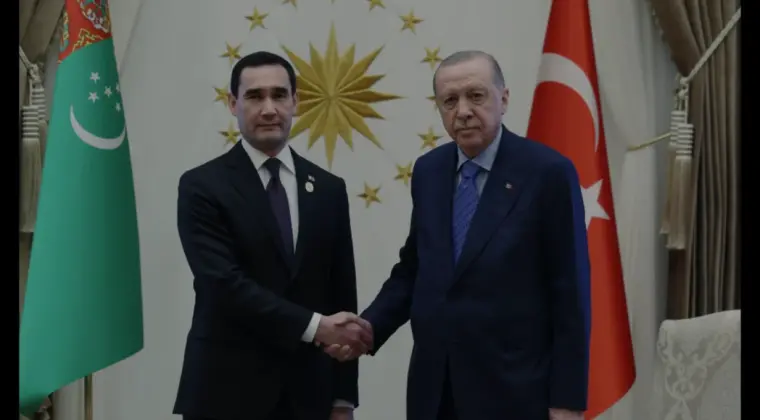Erdoğan ve Berdimuhammedov Ankara’da Bir Araya Geldi