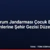 Erzurum Jandarması Çocuk Evleri Sakinlerine Şehir Gezisi Düzenledi