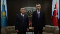 İletişim Başkanı Duran ve Kazakistanlı Bakan Kırıkbayev Bir Araya Geldi