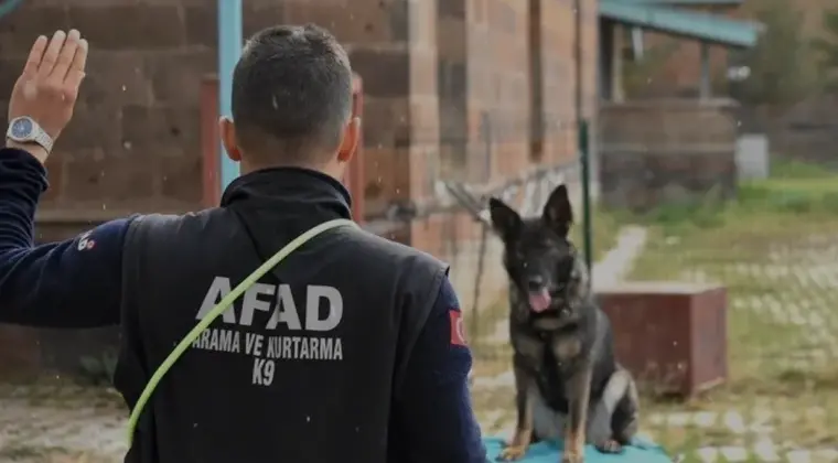 Van AFAD Arama Kurtarma Köpeklerini Geleceğin Afetlerine Hazırlıyor