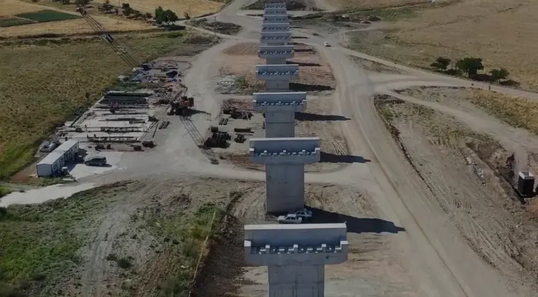 Yerköy Kayseri Yüksek Hızlı Tren Hattında Yüzde 50 İlerleme