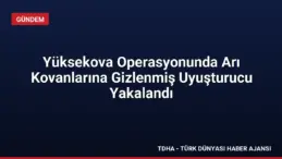 Yüksekova Operasyonunda Arı Kovanlarına Gizlenmiş Uyuşturucu Yakalandı